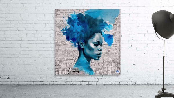 Beautiful Blue 1 Wall Preview