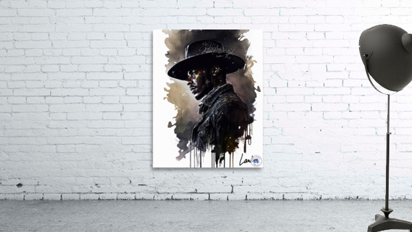 Black Cowboy 1 Wall Preview