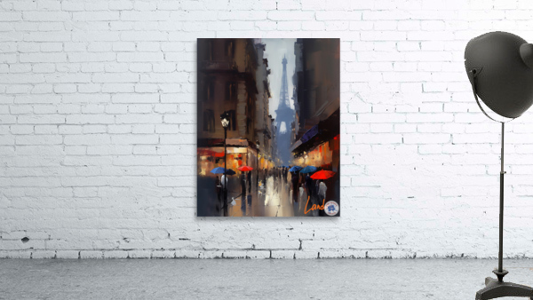 Paris Streets 2 Wall Preview