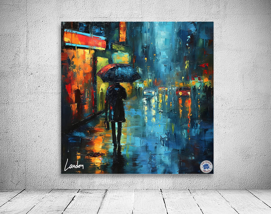 Urban Rain 4 Wall Preview