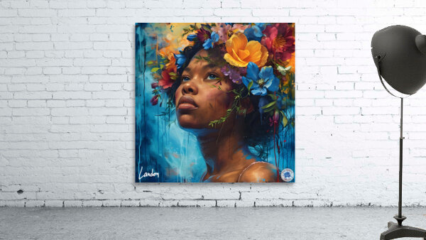 Flower Woman 10 Wall Preview