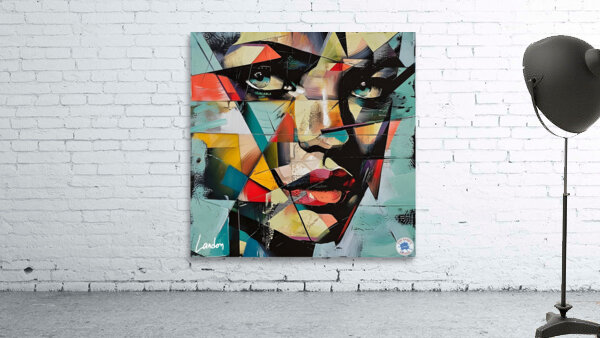 Fragmented Face 2 Wall Preview