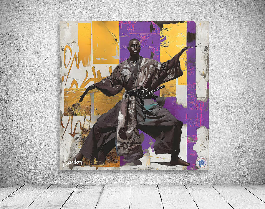 Op Art Samurai 10 Wall Preview