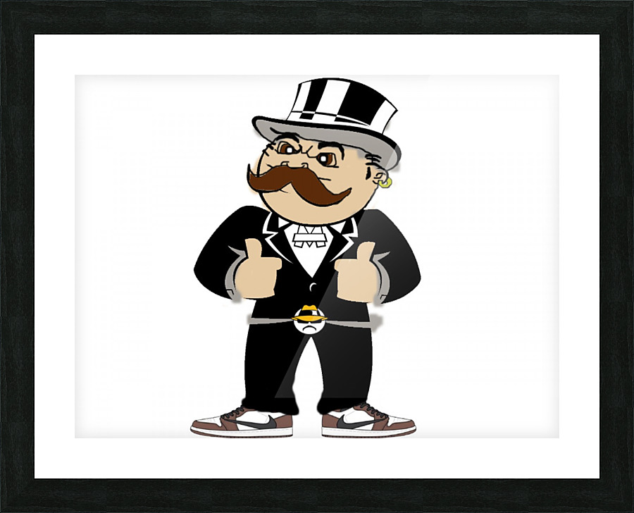 Mr cholo monopoly Picture Frame print