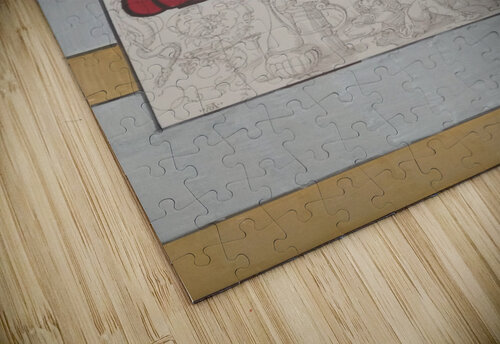 Devil cut horns silver and gold Betojimenez puzzle