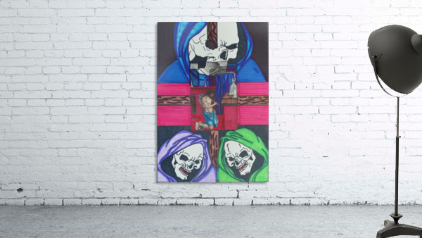 La santa muerte devotees Wall Preview