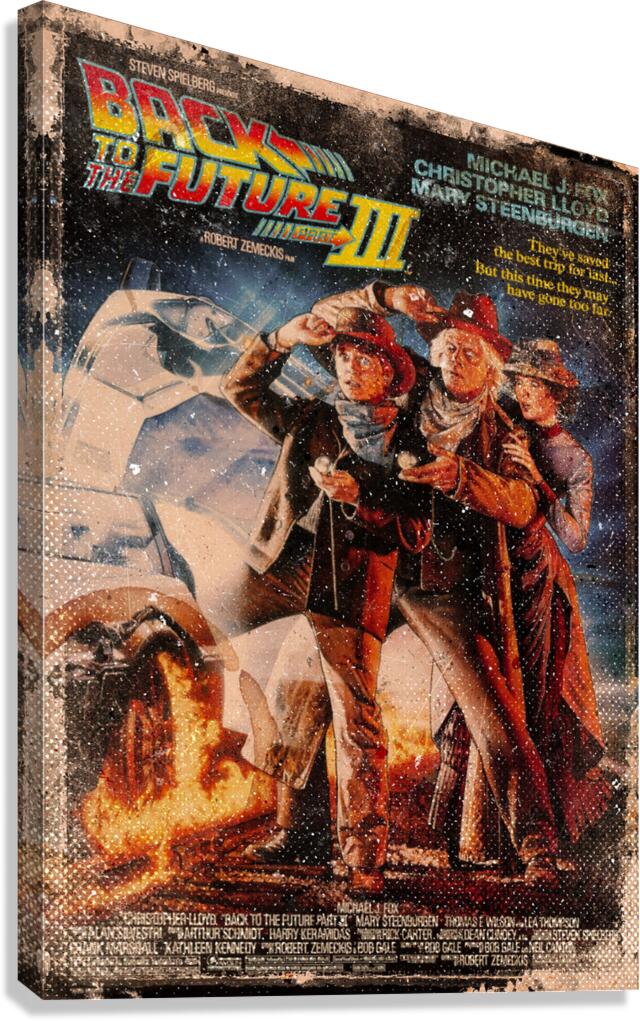 Back To The Future III Canvas Print