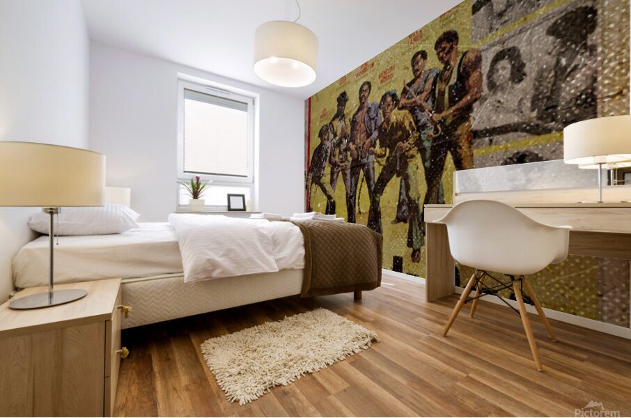 The Black Six Mural print