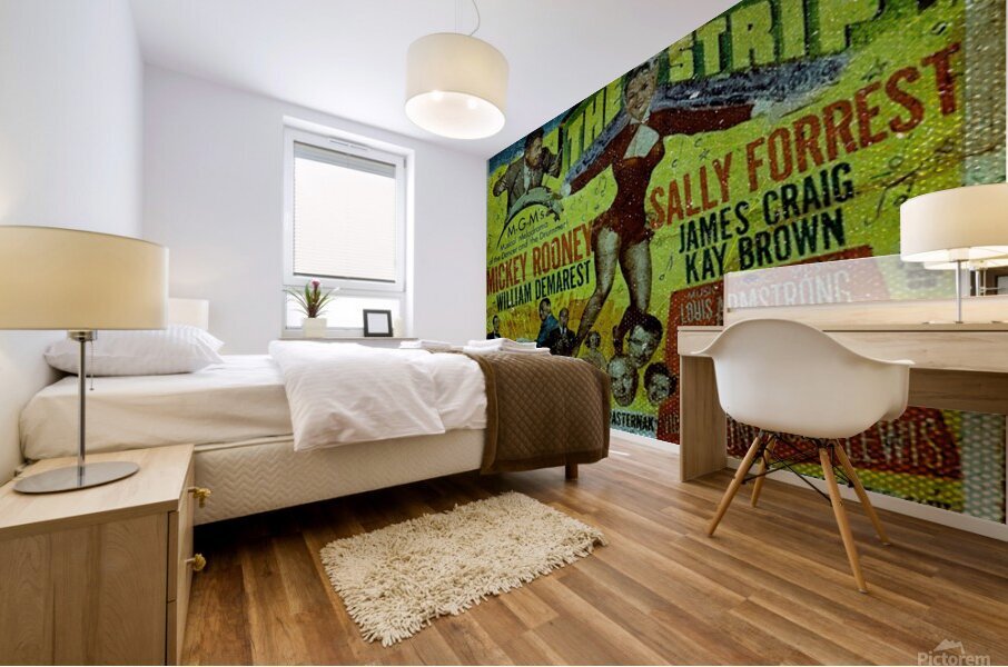 The Strip Mural print