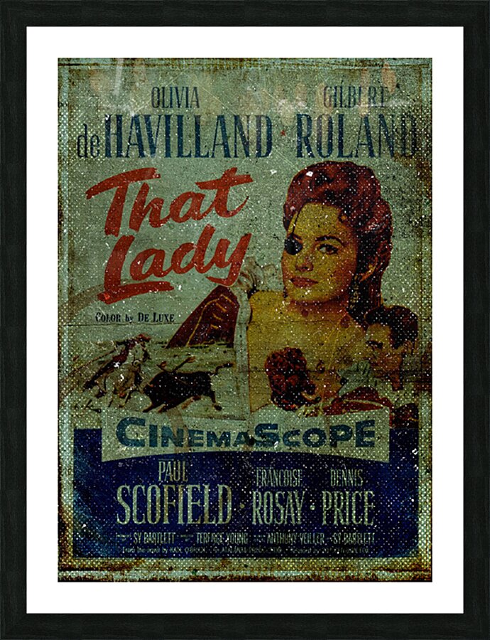 That Lady Picture Frame print