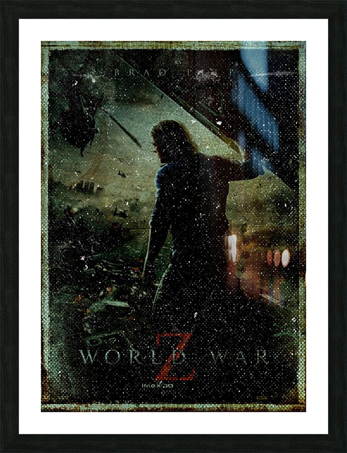 World War Z Picture Frame print