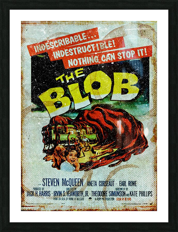 The Blob Picture Frame print