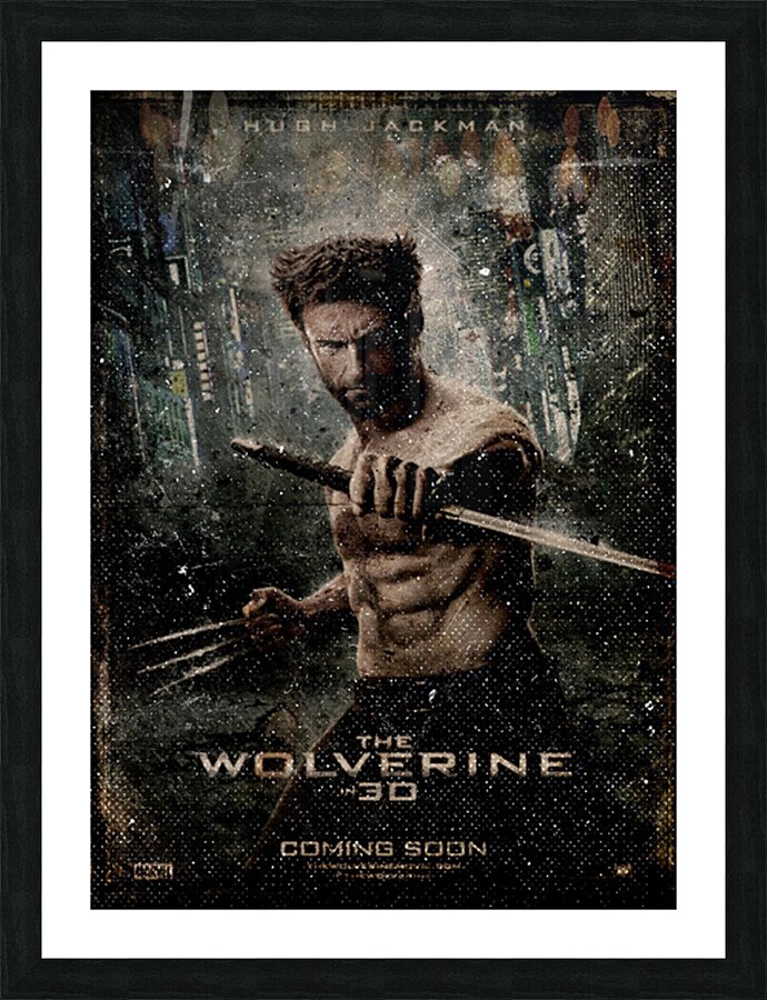 The Wolverine Picture Frame print