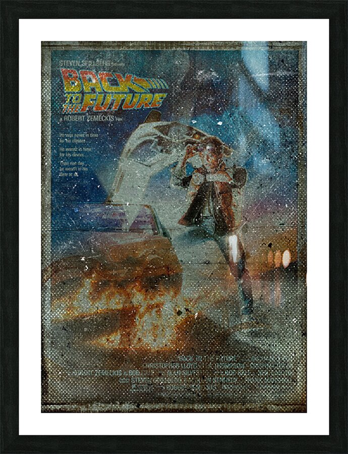 Back To The Future Picture Frame print