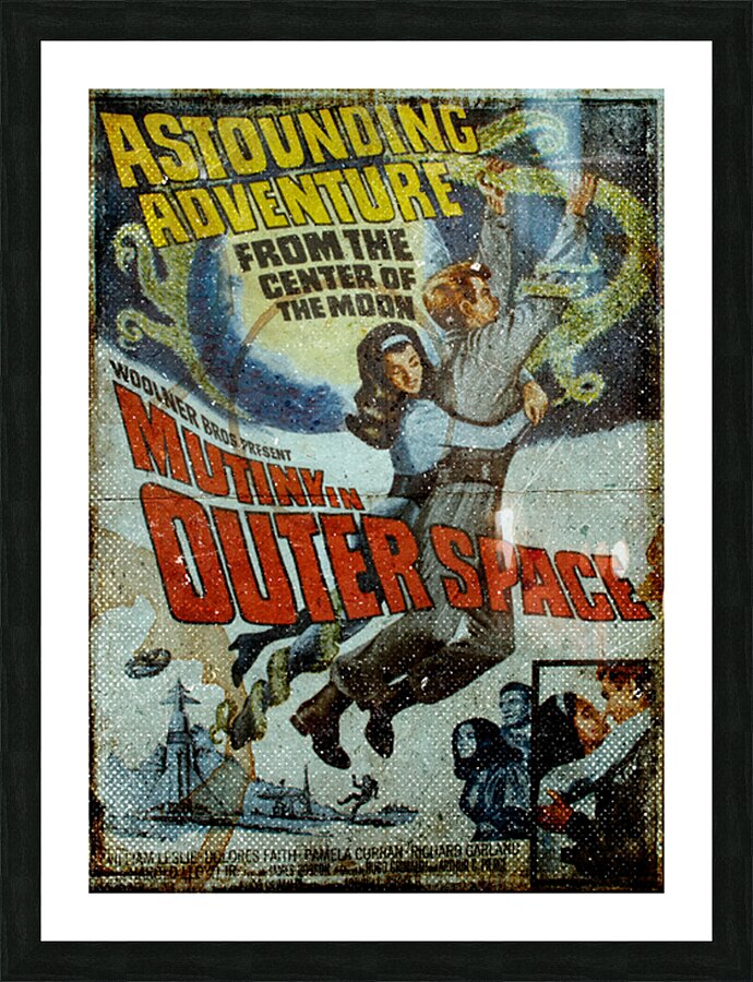 Mutiny in Outer Space Picture Frame print