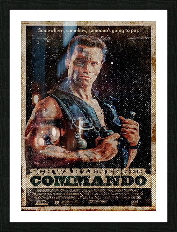 Commando Picture Frame print