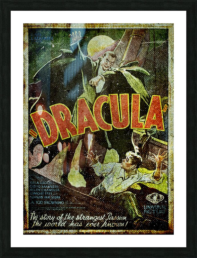 Dracula Picture Frame print