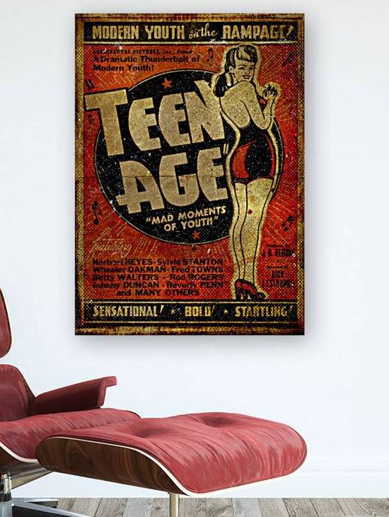Teen Age   mad moment of youth by Vintage Movie Posters