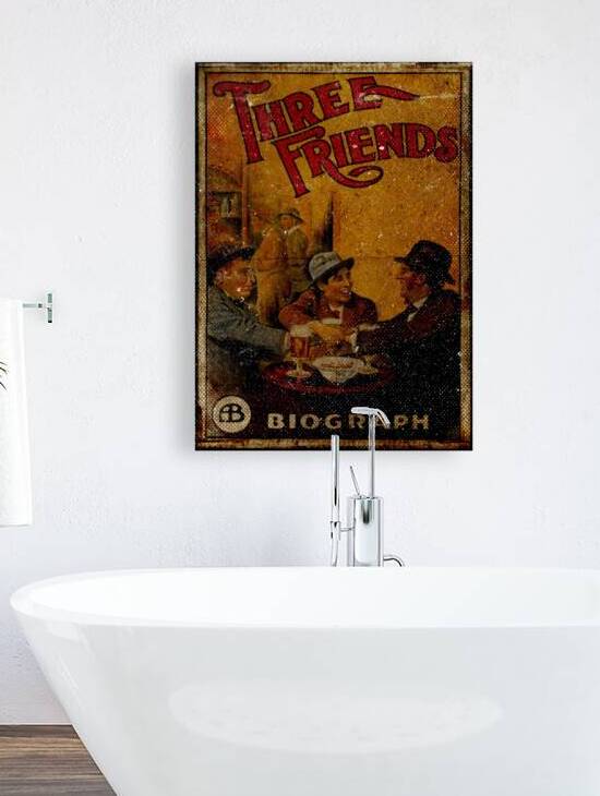 Three Friends 1913 by Vintage Movie Posters