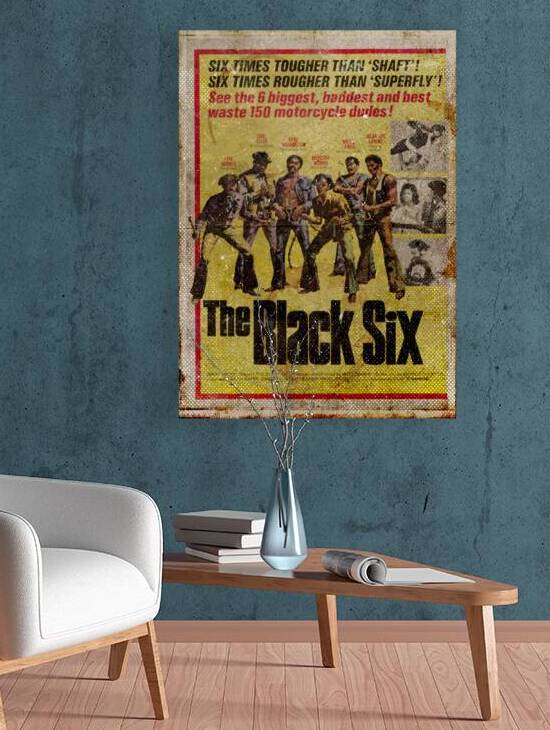 The Black Six by Vintage Movie Posters