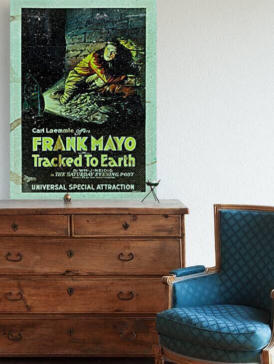 Tracked to Earth 1922 by Vintage Movie Posters