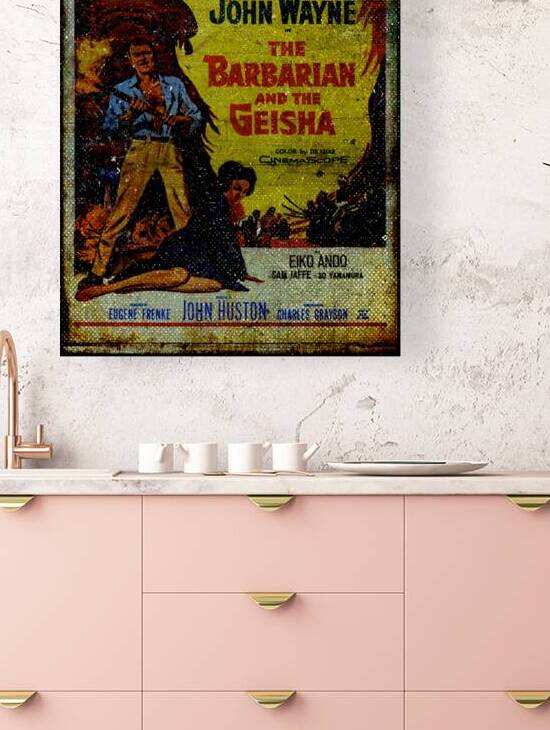 The Barbarian and the Geisha by Vintage Movie Posters