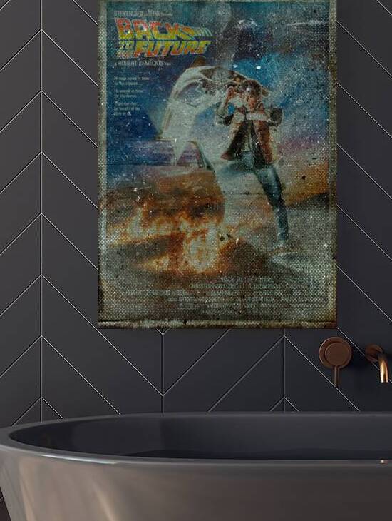 Back To The Future by Vintage Movie Posters