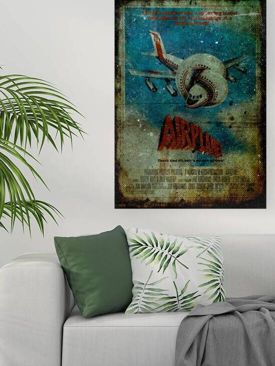 Airplane   Movie Vintage Poster by Vintage Movie Posters