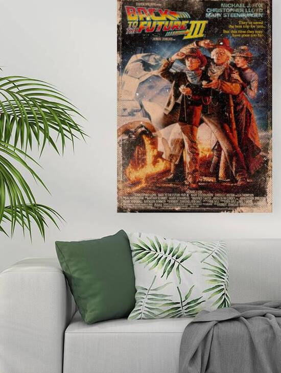 Back To The Future III by Vintage Movie Posters