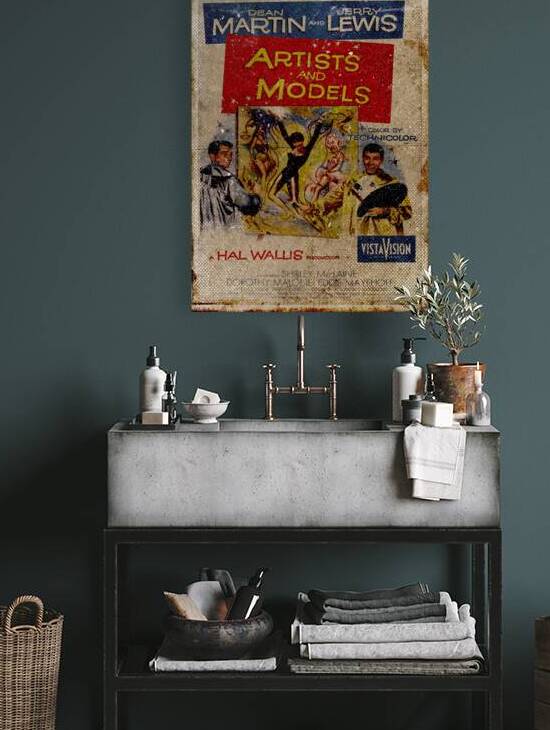 Artists and Models 1955 by Vintage Movie Posters