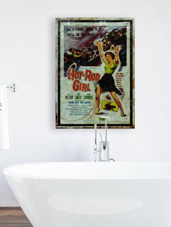 Hot Rod Girl by Vintage Movie Posters