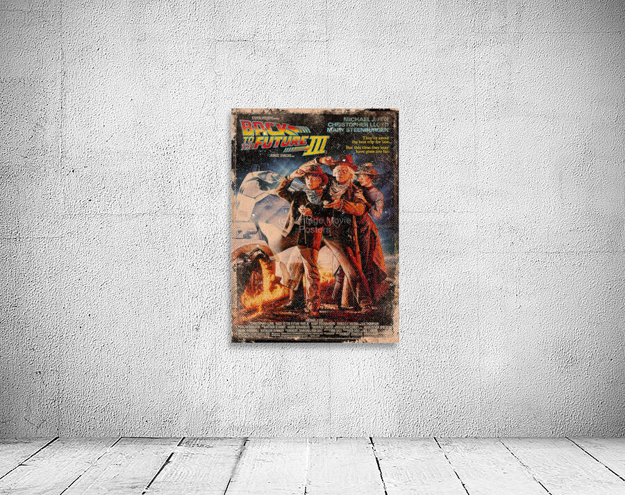 Back To The Future III Wall Preview