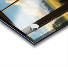 English: Mountain Vista: A Modern Interior with Panoramic Views Acrylic print