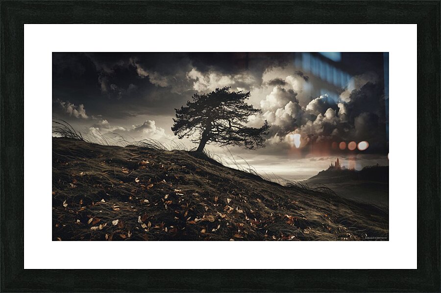 Autumn Forest Path: Serene Nature Landscape Photography Picture Frame print