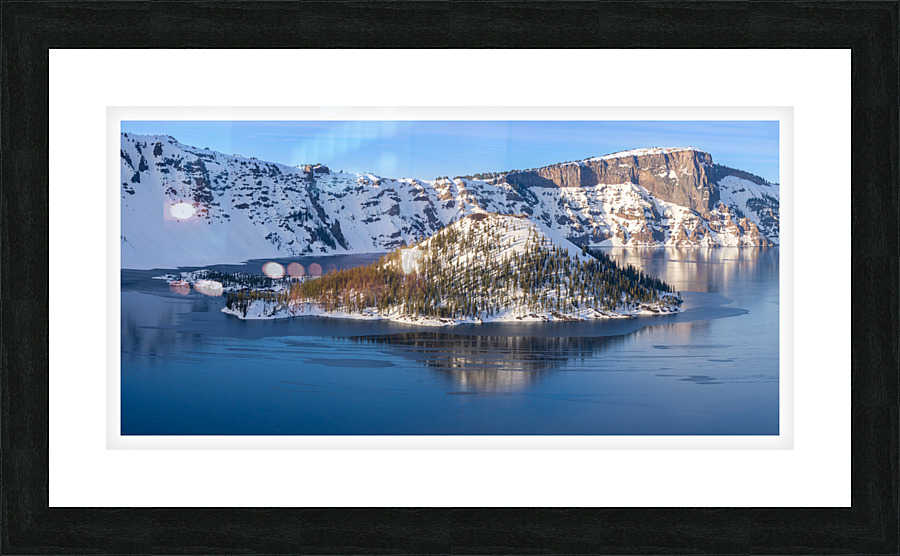 Crater Lake Picture Frame print