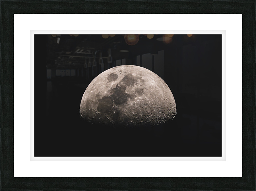MOON Picture Frame print