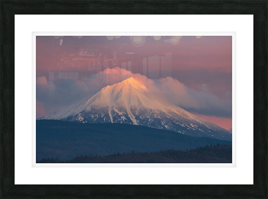 Mt. McLoughlin Picture Frame print