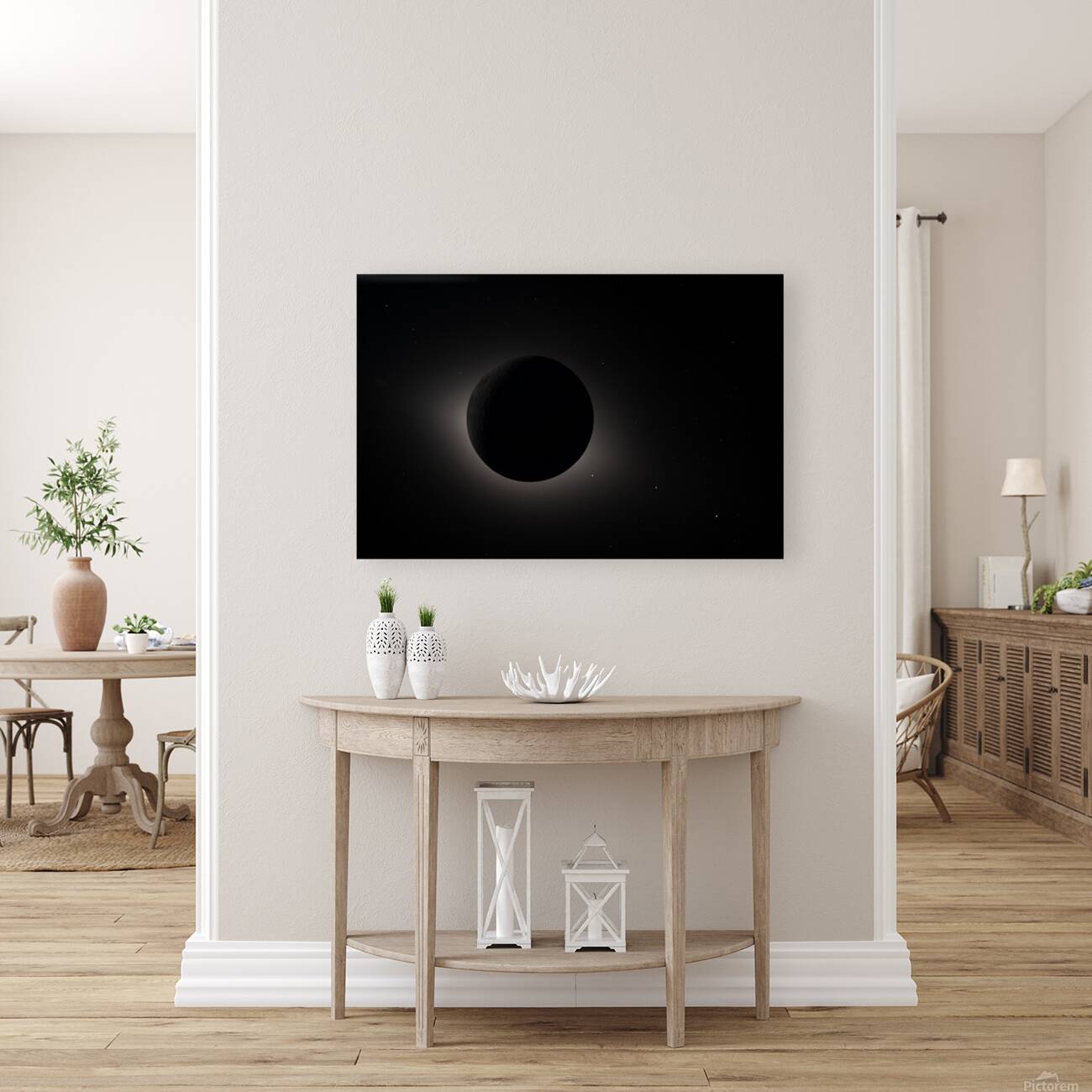 The planets shine bright Reproduction