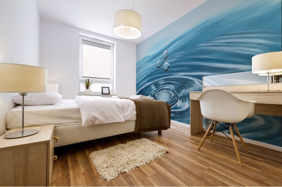 Drops Mural print