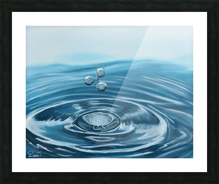 Drops Picture Frame print