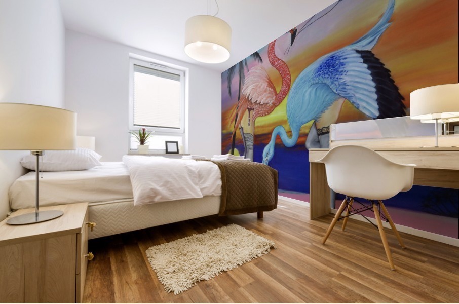The telephone  Mural print
