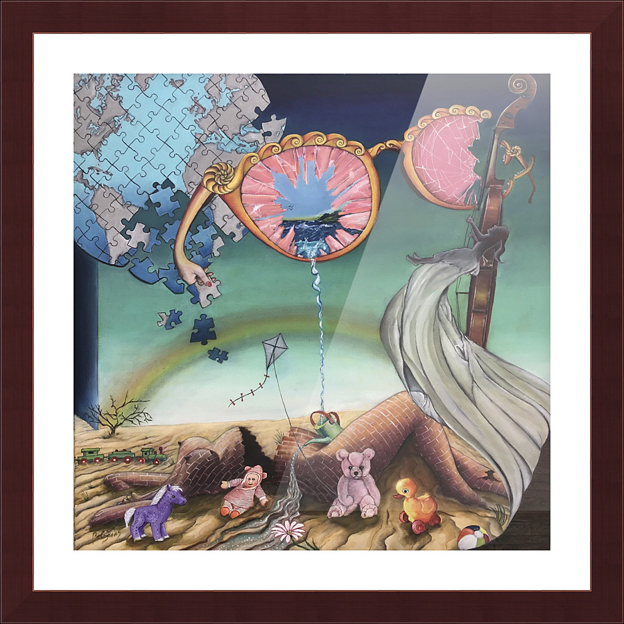 the kite Picture Frame print