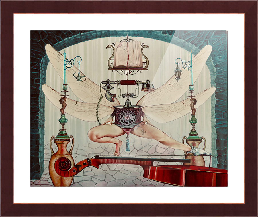 The tassel  Picture Frame print
