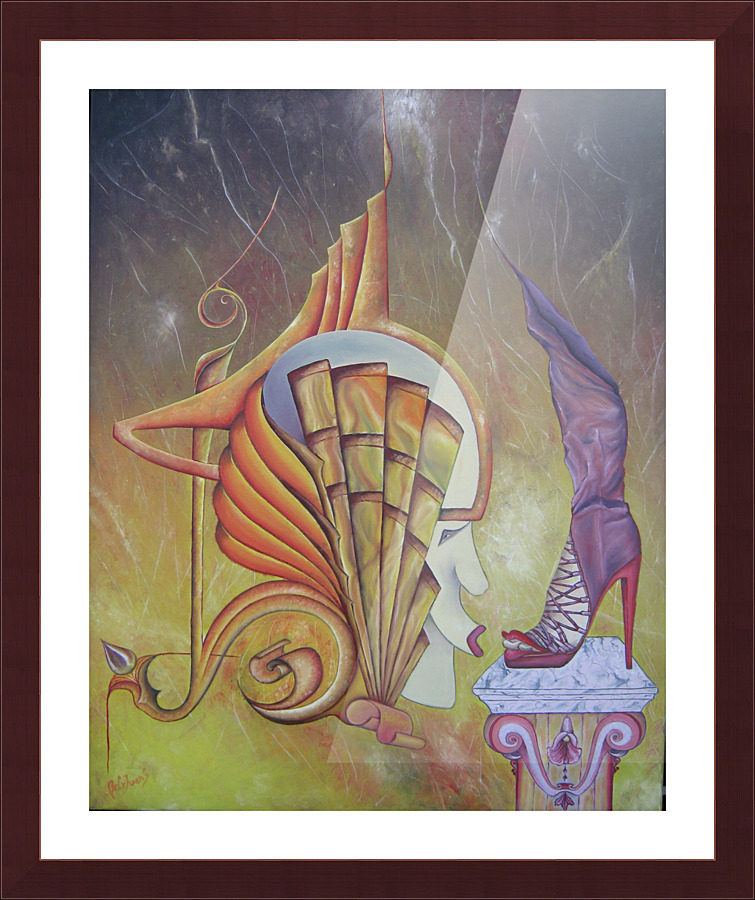 The kiss  Picture Frame print