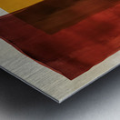 And echoes long ago Metal print