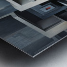 Stone Free Metal print