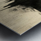 The room was humming harder Metal print