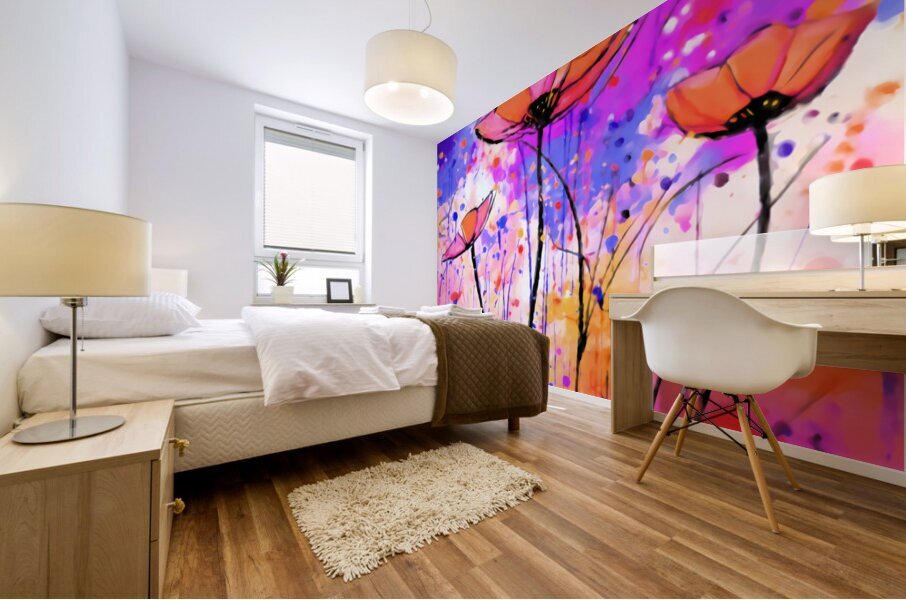 You belong among the wildflowers Mural print