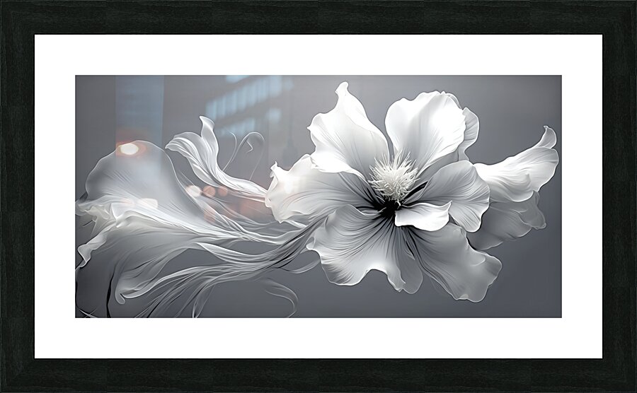 Living on a Breath Picture Frame print