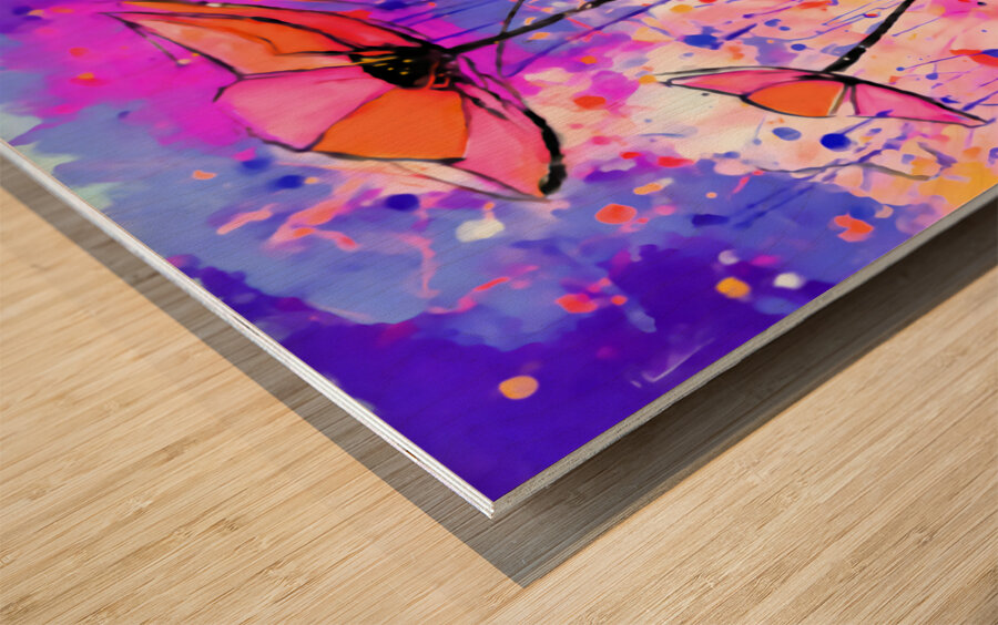 You belong among the wildflowers Wood print